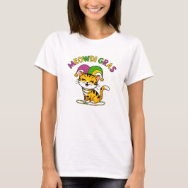Lustige Mardi Gras Party Stimmung T-Shirt