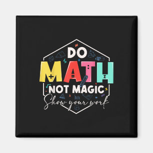 Lustige Mathe Rückkehr zur Schule Mach Mathe nicht Magnet