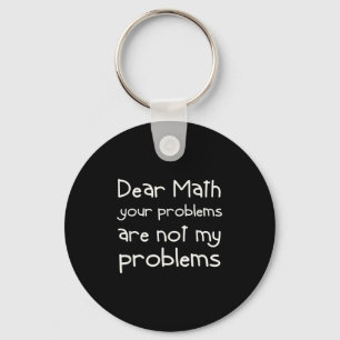 Lustige Mathe-Zitat Liebe Mathe Für Mädchen Jungen Schlüsselanhänger