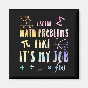 Lustige Mathe-Zitate für Lehrer Schüler Stem Geek Magnet