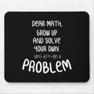 Lustige Mathe-Zitate für Mädchen Jungen Teenager M Mousepad