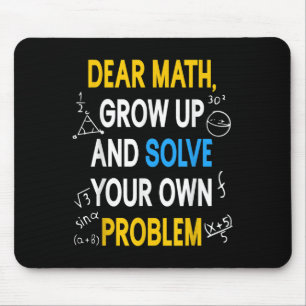 Lustige Mathe-Zitate für Mädchen, Jungen, Teenager Mousepad