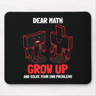Lustige Mathe-Zitate Mädchen Jungen Teenager Männe Mousepad