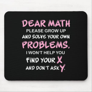 Lustige Mathe-Zitate  Mousepad