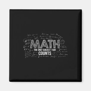 Lustige Mathematik ist das einzige Fach, das Mathe Magnet