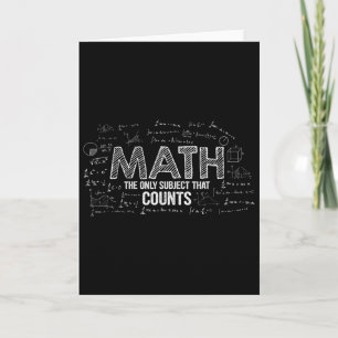 Lustige Mathematik ist das einzige Fach, das zählt Karte