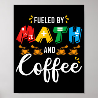 Lustige Mathematik Nerds Mathe und Kaffee Mathe Poster