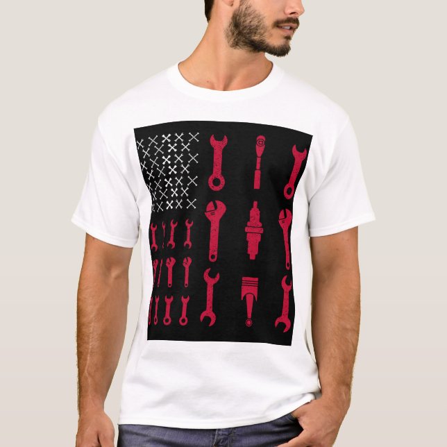 Lustige Mechaniker-Shirts - T-Shirt (Vorderseite)