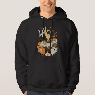 Lustige Meerschweinchenherde Frauen Kinder Männer Hoodie