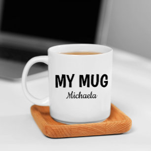 Lustige "Meine Tasse" in cooler Schrift Kaffeetasse