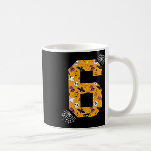 Lustige Meme-Spruch 6 7 Sechs Sieben Halloween Kaffeetasse