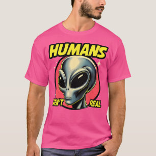 Lustige Menschen sind nicht wirklich süße Alien-Uf T-Shirt