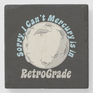 Lustige Merkur-Retrograde Steinuntersetzer