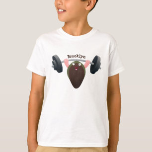 Lustige Miesmuschel beim Training Cartoon-Illustra T-Shirt