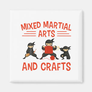 Lustige Mixed Martial Arts Und Kunsthandwerk Karat Magnet