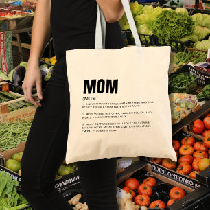 Lustige Mom Definition Tragetasche