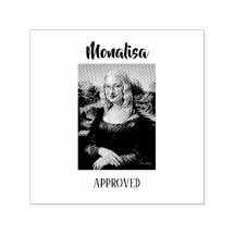 Lustige Mona Lisa Parodie Kunst