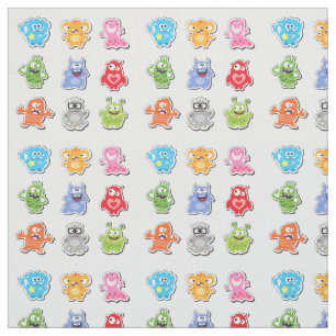 Lustige Monster Monsterstoff Stoff