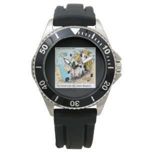 Lustige Moomaid 1/2 Kuh 1/2 Meerjungfrau Uhr
