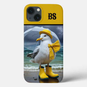 Lustige Möwe in Regenstiefeln – Strandhumor Case-Mate iPhone Hülle