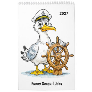 Lustige Möwenjobs Kalender