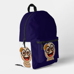Lustige Mumie Aufkleber Bedruckter Rucksack