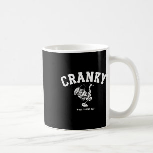 Lustige mürrische Angelrolle Wortwitz Humor Angler Kaffeetasse