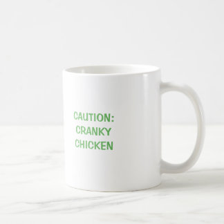 Lustige mürrische Hühner Silkie Kaffeetasse