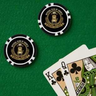 Lustige mürrische Katze Offizieller Club der mür Pokerchips