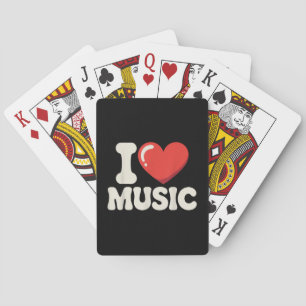 Lustige Musik Kunst für Männer Frauen Musiklehrer Spielkarten