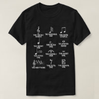 Lustige Musik-Symbole-Tabelle für Lehrer und Musik