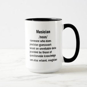 lustige Musikerdefinitionsgeschenke für Männer Fra Tasse