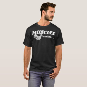 Lustige Muskeln Bodybuilder & Gym Herren T-Shirt
