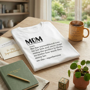 Lustige Mutter Definition Sarkastischer Witziger M T-Shirt