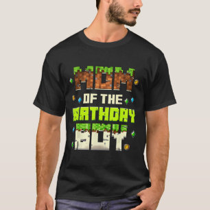 Lustige Mutter des Geburtstagsjungen Videospieler  T-Shirt