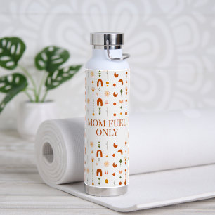 Lustige Mutter-Kraftstoff-Flasche im Boho-Stil als Trinkflasche