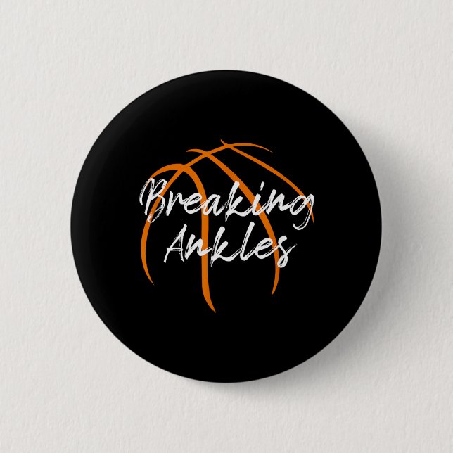Lustige Mutter mit Knöchel-Bruch Baseball Baseball Button (Vorderseite)