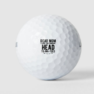 lustige Mütter Tagesgeschenk für Mutter Golfball