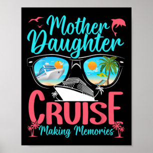 Lustige Mutter-Tochter-Urlaubskreuzfahrt Mutter-To Poster