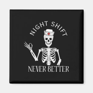 Lustige Nachtschicht Krankenschwester Icu Rn Er Cv Magnet
