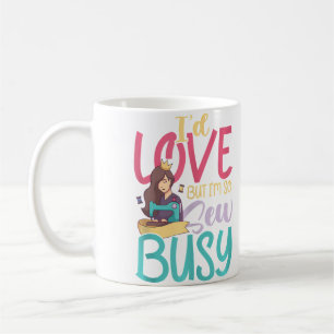 Lustige Nähschneiderei Nähen Nähmaschine Quilten Kaffeetasse
