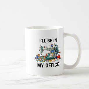 Lustige Nähstube Mein Büro Quilt Quilting Patter Kaffeetasse