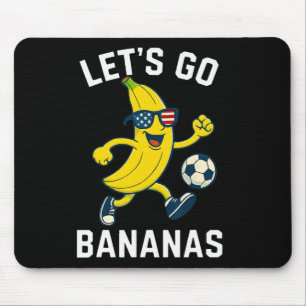 Lustige Nana Fußball Cartoon Tritt Ll USA-Flagge S Mousepad