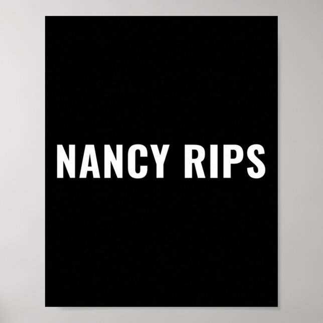 Lustige Nancy Pelosi reißt Rede zur Ansprache  Poster (Vorne)