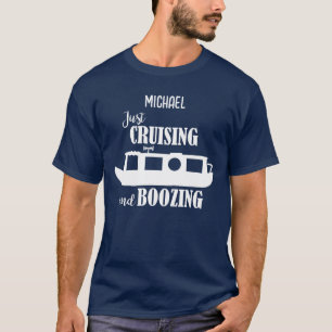 Lustige Narrowboat-Kreuzfahrt und -Sauferei T-Shirt