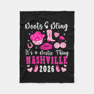 Lustige Nashville-Bestenfreundinnen-Reise 2026 Bes Fleecedecke