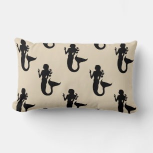 lustige nautische MERMAID-Muster Lendenkissen