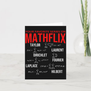 Lustige Nerdy Ihre Lieblingsserie auf Mathflix Mat Karte