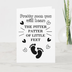 lustige neue Babygratulation Karte