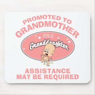 Lustige neue Großmutter-neue Enkelin Mousepad